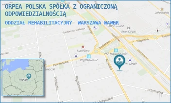 ODDZIAŁ REHABILITACYJNY - EMEIS POLSKA SPÓŁKA Z OGRANICZONĄ ODPOWIEDZIALNOŚCIĄ - MRÓWCZA 124,  WARSZAWA WAWER