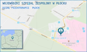 DZIAŁ FIZJOTERAPII - WOJEWÓDZKI SZPITAL ZESPOLONY W PŁOCKU - MEDYCZNA 19,  PŁOCK