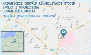 PORADNIA REHABILITACYJNA - MAZOWIECKIE CENTRUM REHABILITACJI STOCER SPÓŁKA Z OGRANICZONĄ ODPOWIEDZIALNOŚCIĄ - WARSZTATOWA 1,  PRUSZKÓW