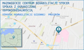 OŚRODEK REHABILITACJI DZIENNEJ - MAZOWIECKIE CENTRUM REHABILITACJI STOCER SPÓŁKA Z OGRANICZONĄ ODPOWIEDZIALNOŚCIĄ - WARSZTATOWA 1,  PRUSZKÓW