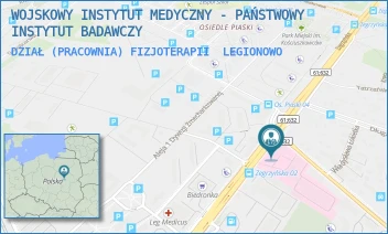 DZIAŁ (PRACOWNIA) FIZJOTERAPII - WOJSKOWY INSTYTUT MEDYCZNY - PAŃSTWOWY INSTYTUT BADAWCZY - ZEGRZYŃSKA 8,  LEGIONOWO