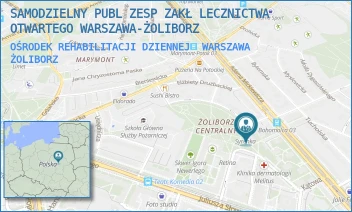 OŚRODEK REHABILITACJI DZIENNEJ - SAMODZIELNY PUBL ZESP ZAKŁ LECZNICTWA OTWARTEGO WARSZAWA-ŻOLIBORZ - SZAJNOCHY 8,  WARSZAWA ŻOLIBORZ