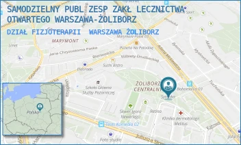 DZIAŁ FIZJOTERAPII - SAMODZIELNY PUBL ZESP ZAKŁ LECZNICTWA OTWARTEGO WARSZAWA-ŻOLIBORZ - SZAJNOCHY 8,  WARSZAWA ŻOLIBORZ