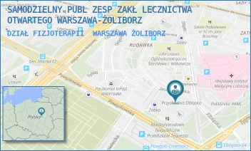 DZIAŁ FIZJOTERAPII - SAMODZIELNY PUBL ZESP ZAKŁ LECZNICTWA OTWARTEGO WARSZAWA-ŻOLIBORZ - ELBLĄSKA 35,  WARSZAWA ŻOLIBORZ
