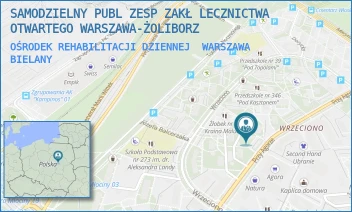 OŚRODEK REHABILITACJI DZIENNEJ - SAMODZIELNY PUBL ZESP ZAKŁ LECZNICTWA OTWARTEGO WARSZAWA-ŻOLIBORZ - PRZY AGORZE 16B,  WARSZAWA BIELANY