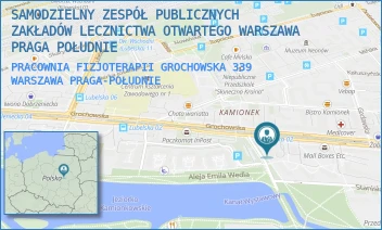 PRACOWNIA FIZJOTERAPII GROCHOWSKA 339 - SAMODZIELNY ZESPÓŁ PUBLICZNYCH ZAKŁADÓW LECZNICTWA OTWARTEGO WARSZAWA PRAGA POŁUDNIE - GROCHOWSKA 339,  WARSZAWA PRAGA-POŁUDNIE