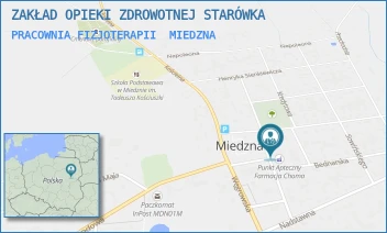 PRACOWNIA FIZJOTERAPII - ZAKŁAD OPIEKI ZDROWOTNEJ STARÓWKA - PL.WOLNOŚCI 8,  MIEDZNA