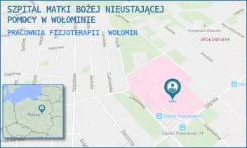 PRACOWNIA FIZJOTERAPII - SZPITAL MATKI BOŻEJ NIEUSTAJĄCEJ POMOCY W WOŁOMINIE - GDYŃSKA 1/3,  WOŁOMIN