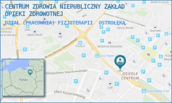 DZIAŁ (PRACOWNIA) FIZJOTERAPII - CENTRUM ZDROWIA ADAM MUSZYŃSKI SPÓŁKA KOMANDYTOWO-AKCYJNA - PILECKIEGO 14,  OSTROŁĘKA