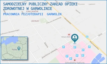 PRACOWNIA FIZJOTERAPII - SAMODZIELNY PUBLICZNY ZAKŁAD OPIEKI ZDROWOTNEJ W GARWOLINIE - LUBELSKA 50,  GARWOLIN