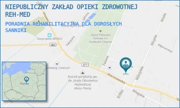 PORADNIA REHABILITACYJNA DLA DOROSŁYCH - NIEPUBLICZNY ZAKŁAD OPIEKI ZDROWOTNEJ REH-MED - WARSZAWSKA 148,  SANNIKI