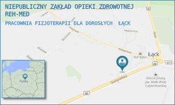 PRACOWNIA FIZJOTERAPII DLA DOROSŁYCH - NIEPUBLICZNY ZAKŁAD OPIEKI ZDROWOTNEJ REH-MED - GOSTYNIŃSKA 2,  ŁĄCK