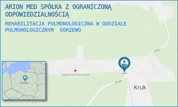 REHABILITACJA PULMONOLOGICZNA W ODDZIALE PULMONOLOGICZNYM - ARION MED SPÓŁKA Z OGRANICZONĄ ODPOWIEDZIALNOŚCIĄ - KRUK 5,  GORZEWO