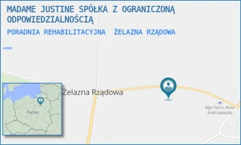 PORADNIA REHABILITACYJNA - MADAME JUSTINE SPÓŁKA Z OGRANICZONĄ ODPOWIEDZIALNOŚCIĄ - 29,  ŻELAZNA RZĄDOWA