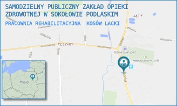 PRACOWNIA REHABILITACYJNA - SAMODZIELNY PUBLICZNY ZAKŁAD OPIEKI ZDROWOTNEJ W SOKOŁOWIE PODLASKIM - KOŚCIELNA 20, KOSÓW LACKI