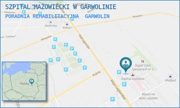 PORADNIA REHABILITACYJNA - SZPITAL MAZOWIECKI W GARWOLINIE - ALEJA LEGIONÓW 11,  GARWOLIN