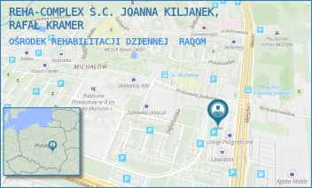 OŚRODEK REHABILITACJI DZIENNEJ - REHA-COMPLEX S.C. JOANNA KILJANEK, RAFAŁ KRAMER - SOBIESKIEGO 1,  RADOM