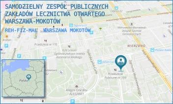 REH-FIZ-MAL - SAMODZIELNY ZESPÓŁ PUBLICZNYCH ZAKŁADÓW LECZNICTWA OTWARTEGO WARSZAWA-MOKOTÓW - MALCZEWSKIEGO 47A,  WARSZAWA MOKOTÓW