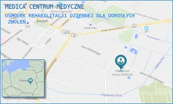 OŚRODEK REHABILITACJI DZIENNEJ DLA DOROSŁYCH - MEDICA CENTRUM MEDYCZNE - KILIŃSKIEGO 50,  ZWOLEŃ