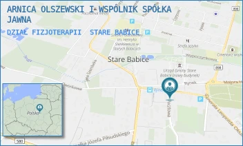 DZIAŁ FIZJOTERAPII - ARNICA OLSZEWSKI I WSPÓLNIK SPÓŁKA JAWNA - RYNEK 10,  STARE BABICE