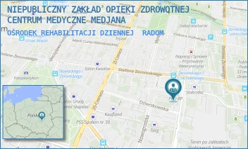 OŚRODEK REHABILITACJI DZIENNEJ - NIEPUBLICZNY ZAKŁAD OPIEKI ZDROWOTNEJ CENTRUM MEDYCZNE MEDJANA - CZACHOWSKIEGO 21A,  RADOM