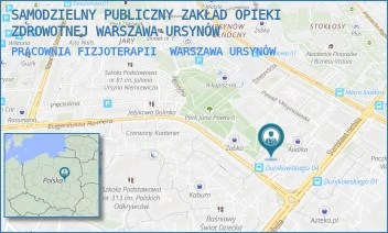 PRACOWNIA FIZJOTERAPII - SAMODZIELNY PUBLICZNY ZAKŁAD OPIEKI ZDROWOTNEJ WARSZAWA-URSYNÓW - ROMERA 4,  WARSZAWA URSYNÓW
