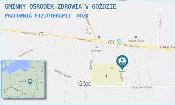 PRACOWNIA FIZJOTERAPII - GMINNY OŚRODEK ZDROWIA W GOŹDZIE - LEKARSKA 4,  GÓZD