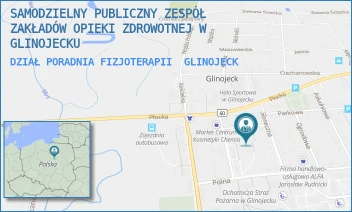 DZIAŁ PORADNIA FIZJOTERAPII - SAMODZIELNY PUBLICZNY ZESPÓŁ ZAKŁADÓW OPIEKI ZDROWOTNEJ W GLINOJECKU - TARGOWA 6,  GLINOJECK
