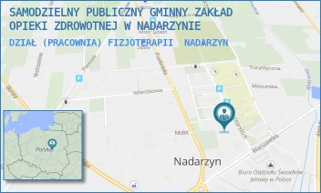 DZIAŁ (PRACOWNIA) FIZJOTERAPII - SAMODZIELNY PUBLICZNY GMINNY ZAKŁAD OPIEKI ZDROWOTNEJ W NADARZYNIE - SITARSKICH 3,  NADARZYN