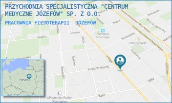 PRACOWNIA FIZJOTERAPII - PRZYCHODNIA SPECJALISTYCZNA "CENTRUM MEDYCZNE JÓZEFÓW" SP. Z O.O. - ARMII KRAJOWEJ 5,  JÓZEFÓW