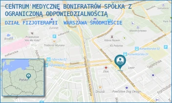 DZIAŁ FIZJOTERAPII - CENTRUM MEDYCZNE BONIFRATRÓW SPÓŁKA Z OGRANICZONĄ ODPOWIEDZIALNOŚCIĄ - BONIFRATERSKA 12,  WARSZAWA ŚRÓDMIEŚCIE