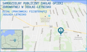 DZIAŁ (PRACOWNIA) FIZJOTERAPII - SAMODZIELNY PUBLICZNY ZAKŁAD OPIEKI ZDROWOTNEJ W JEDLNI-LETNISKO - FRYDERYKA CHOPINA 1,  JEDLNIA-LETNISKO