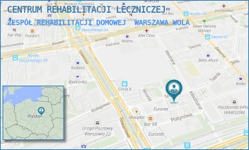 ZESPÓŁ REHABILITACJI DOMOWEJ - CENTRUM REHABILITACJI LECZNICZEJ - SREBRNA 3,  WARSZAWA WOLA