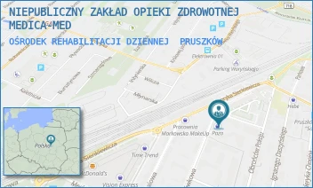OŚRODEK REHABILITACJI DZIENNEJ - NIEPUBLICZNY ZAKŁAD OPIEKI ZDROWOTNEJ MEDICA-MED - OŁÓWKOWA 1E,  PRUSZKÓW