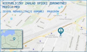 ZESPÓŁ REHABILITACJI DOMOWEJ - NIEPUBLICZNY ZAKŁAD OPIEKI ZDROWOTNEJ MEDICA-MED - OŁÓWKOWA 1E,  PRUSZKÓW