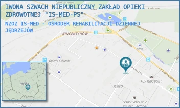 NZOZ IS-MED - OŚRODEK REHABILITACJI DZIENNEJ - IWONA SZWACH NIEPUBLICZNY ZAKŁAD OPIEKI ZDROWOTNEJ "IS-MED-PS" - ARMII KRAJOWEJ 8,  JĘDRZEJÓW