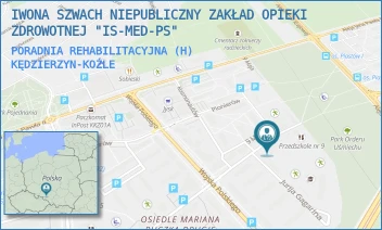 PORADNIA REHABILITACYJNA (H) - IWONA SZWACH NIEPUBLICZNY ZAKŁAD OPIEKI ZDROWOTNEJ "IS-MED-PS" - UL. HARCERSKA 14,  KĘDZIERZYN-KOŹLE