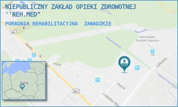 PORADNIA REHABILITACYJNA - NIEPUBLICZNY ZAKŁAD OPIEKI ZDROWOTNEJ ''REH.MED" - UL. LUBLINIECKA 7,  ZAWADZKIE