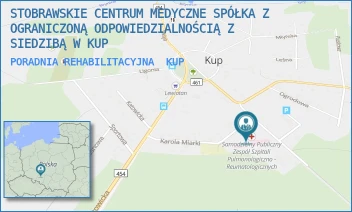 PORADNIA REHABILITACYJNA - STOBRAWSKIE CENTRUM MEDYCZNE SPÓŁKA Z O. O. Z SIEDZIBĄ  W KUP - UL. KAROLA MIARKI 14/-,  KUP