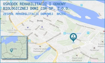 ZESPÓŁ REHABILITACJI DOMOWEJ - OŚRODEK REHABILITACJI I ODNOWY BIOLOGICZNEJ DONI COR SP. Z O.O. - UL. KAMIENNA 4,  BRZEG