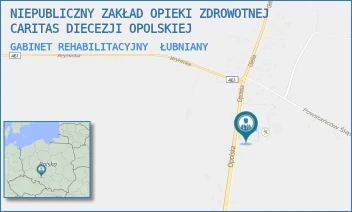 GABINET REHABILITACYJNY - NIEPUBLICZNY ZAKŁAD OPIEKI ZDROWOTNEJ CARITAS DIECEZJI OPOLSKIEJ - UL. OPOLSKA 53A,  ŁUBNIANY