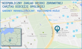 GABINET REHABILITACYJNY - NIEPUBLICZNY ZAKŁAD OPIEKI ZDROWOTNEJ CARITAS DIECEZJI OPOLSKIEJ - UL. KRZYWOUSTEGO 2, KĘDZIERZYN-KOŹLE