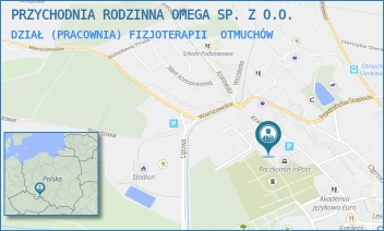 DZIAŁ (PRACOWNIA) FIZJOTERAPII - PRZYCHODNIA RODZINNA OMEGA SP. Z O.O. - UL. KRAKOWSKA 17,  OTMUCHÓW