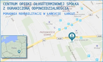 PORADNIA REHABILITACJI W ŁAŃCUCIE - CENTRUM OPIEKI DŁUGOTERMINOWEJ SPÓŁKA Z OGRANICZONĄ ODPOWIEDZIALNOŚCIĄ - ARMII KRAJOWEJ 18,  ŁAŃCUT
