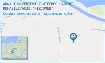 GABINET REHABILITACJI - ANNA TURCZENIEWICZ-WIECHEĆ GABINET REHABILITACJI "FIZJOMED" - UL. JANA MATEJKI 33/I,  KĘDZIERZYN-KOŹLE