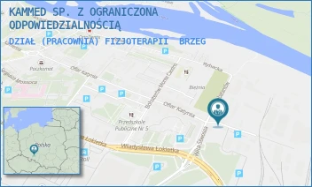 DZIAŁ (PRACOWNIA) FIZJOTERAPII - KAMMED SP. Z OGRANICZONA ODPOWIEDZIALNOŚCIĄ - UL. ZIEMI TARNOWSKIEJ 3,  BRZEG