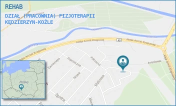 DZIAŁ (PRACOWNIA) FIZJOTERAPII - REHAB - UL. POZIOMKOWA 13,  KĘDZIERZYN-KOŹLE