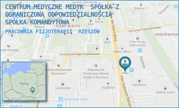 PRACOWNIA FIZJOTERAPII - CENTRUM MEDYCZNE MEDYK  SPÓŁKA Z OGRANICZONĄ ODPOWIEDZIALNOŚCIĄ SPÓŁKA KOMANDYTOWA - AL. TADEUSZA REJTANA 53,  RZESZÓW