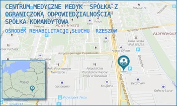 OŚRODEK REHABILITACJI SŁUCHU - CENTRUM MEDYCZNE MEDYK  SPÓŁKA Z OGRANICZONĄ ODPOWIEDZIALNOŚCIĄ SPÓŁKA KOMANDYTOWA - AL. TADEUSZA REJTANA 53,  RZESZÓW