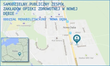 ODDZIAŁ REHABILITACYJNY - SAMODZIELNY PUBLICZNY ZESPÓŁ ZAKŁADÓW OPIEKI ZDROWOTNEJ W NOWEJ DĘBIE - UL. RZESZOWSKA 8,  NOWA DĘBA